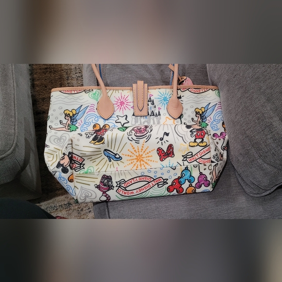 Dooney & Burke Disney Sketch Shoulder Bag and Wrislet - Picture 2 of 5